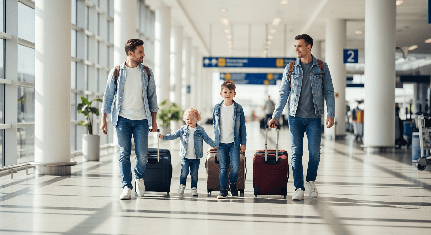Risques du voyage — famille