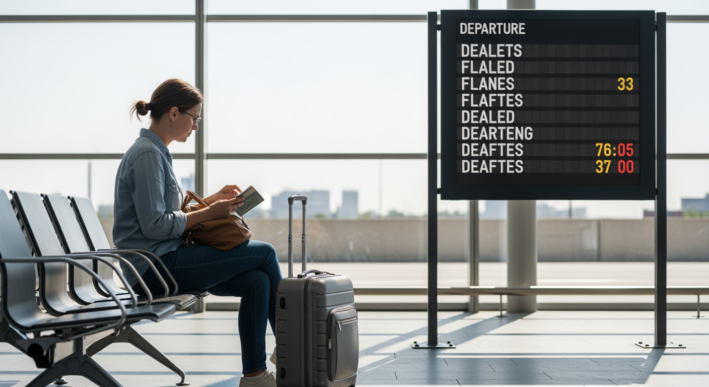 Illustration : Retard d'avion : à quelle indemnisation avez-vous droit en 2026 ?